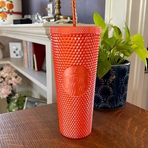 Starbucks - Fall 2022 - Orange Studded Venti Tumbler
